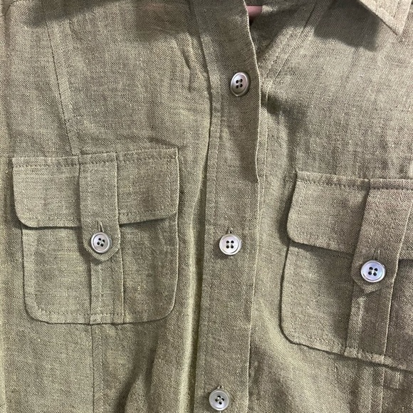DONCASTER SPORT 100% linen shirt - Picture 2 of 5